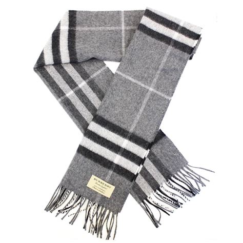 burberry reversible check cashmere scarf|Burberry cashmere check scarf grey.